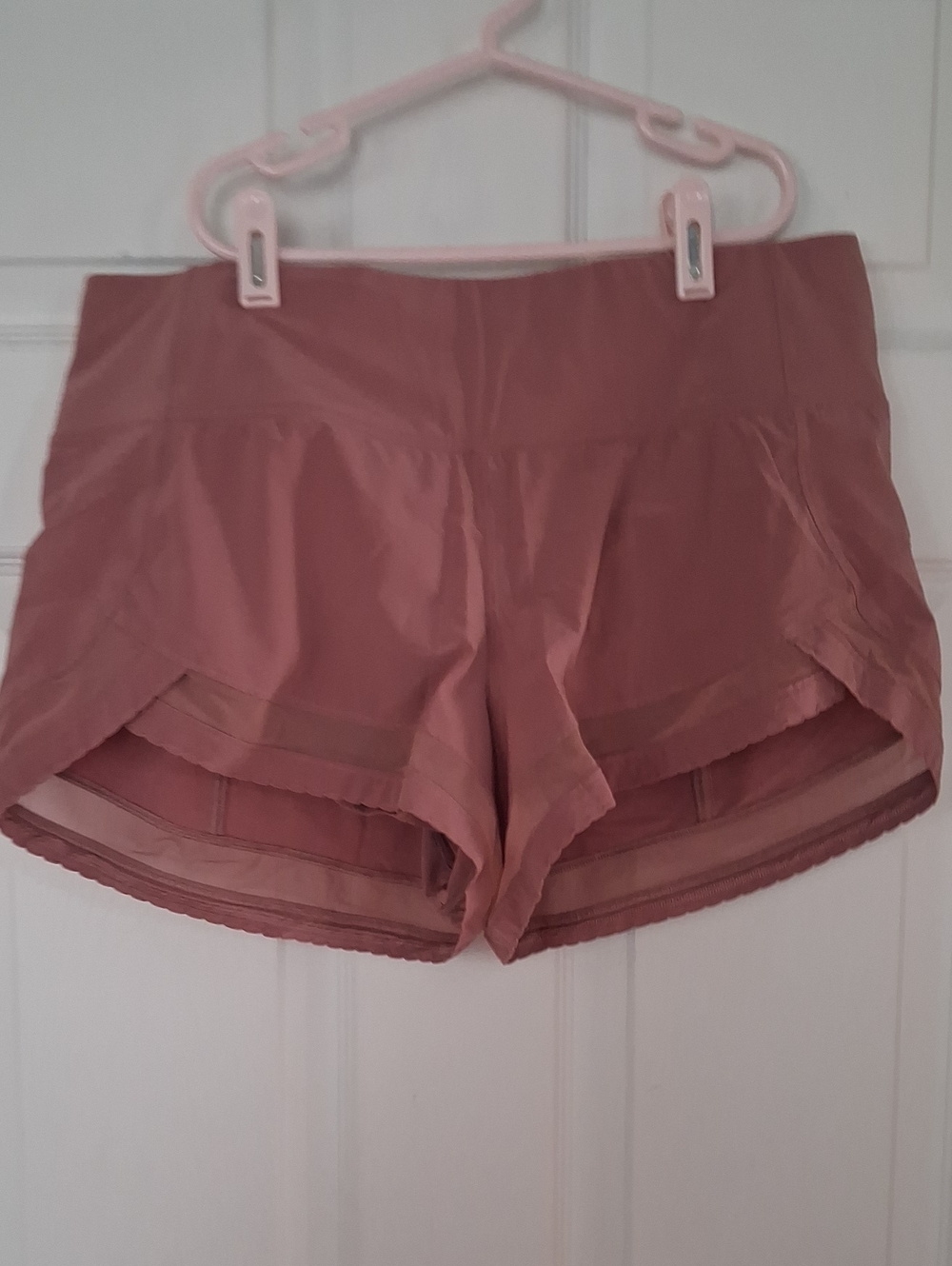 lululemon athletica Layered Running Shorts in Dusty Rose